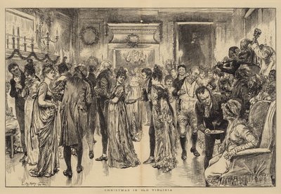 Christmas in Old Virginia by Edwin Austin Abbey